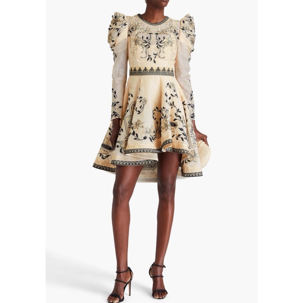 SOLD OUT 📍Zimmermann linen and silk blend mini dress
